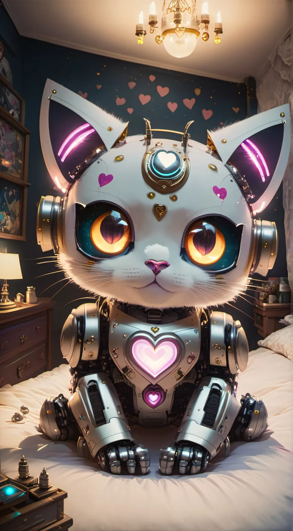ai character: strawberry background