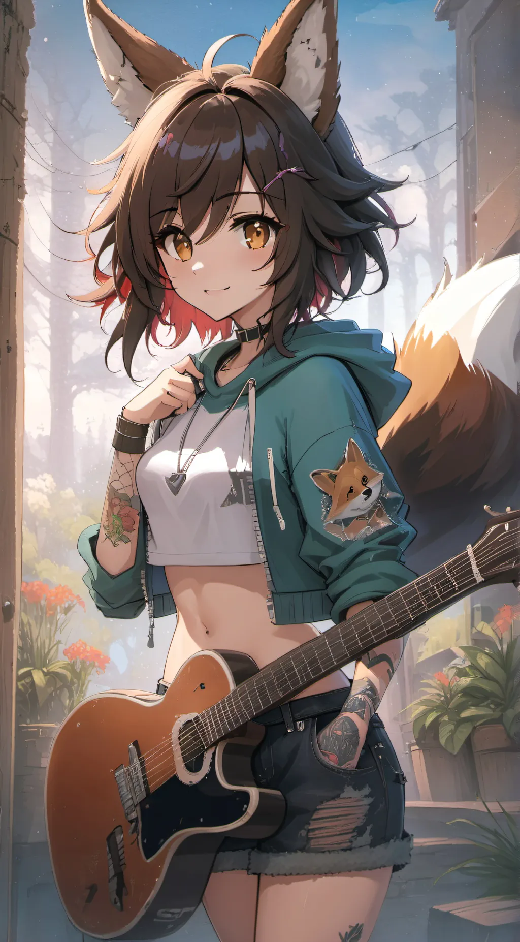 ai character: Astoria background