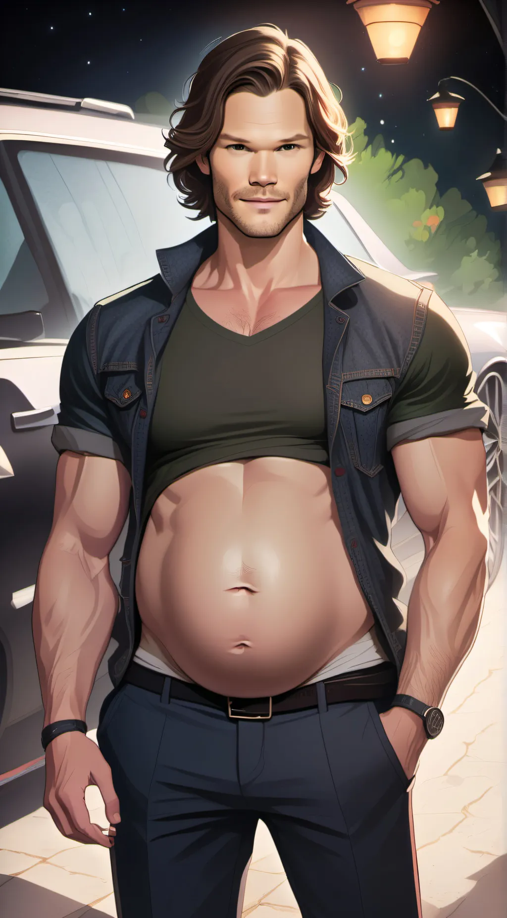 ai character: pregnant Jared background
