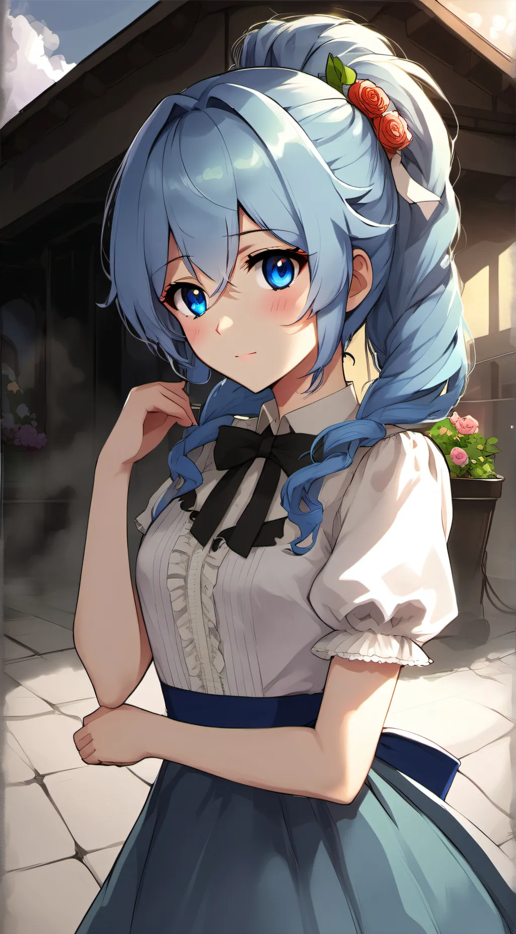 ai character: Hastune Miku  background