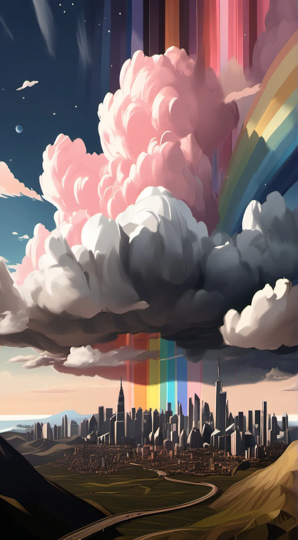 ai character: The Toyland World background