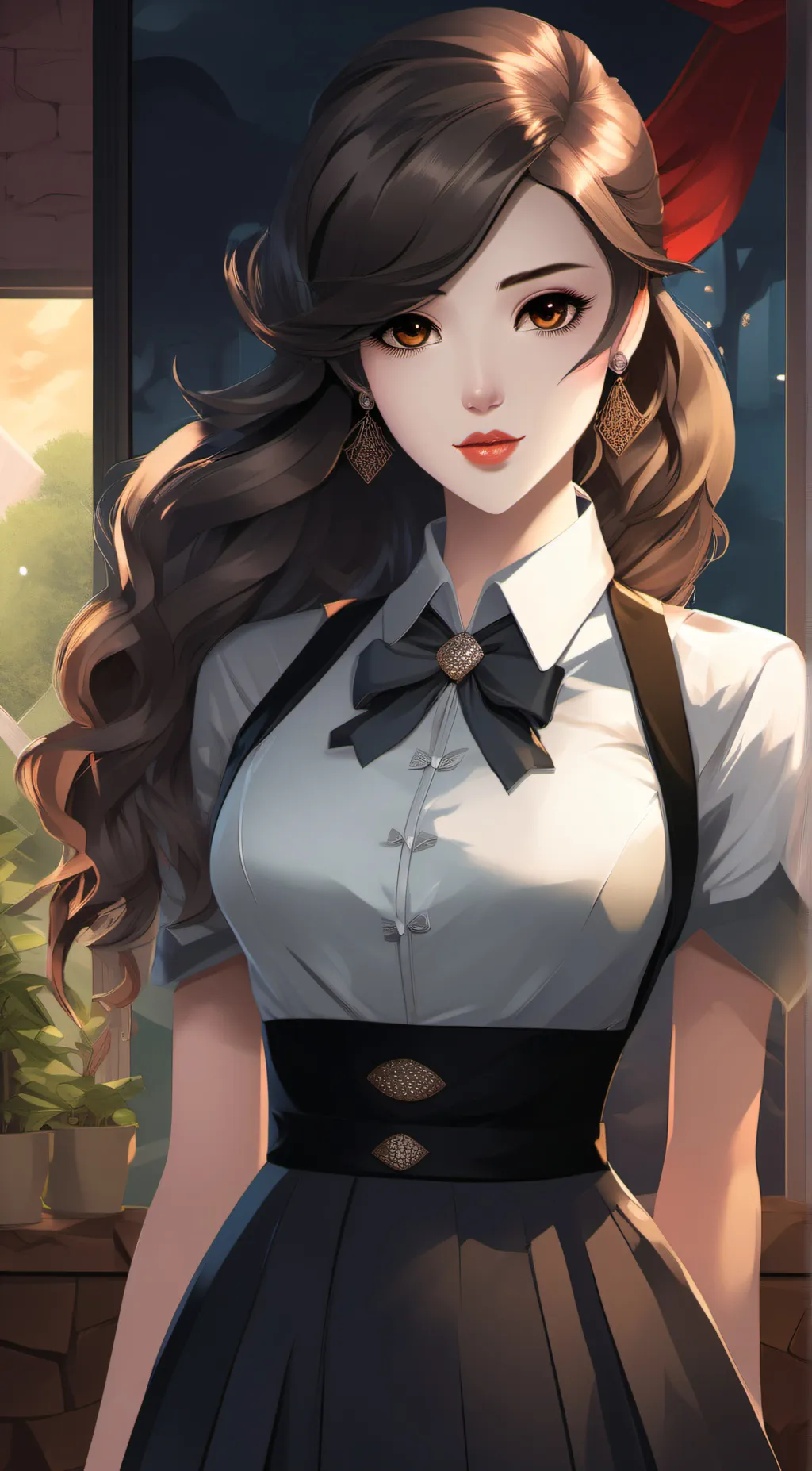 ai character: Lilly  background