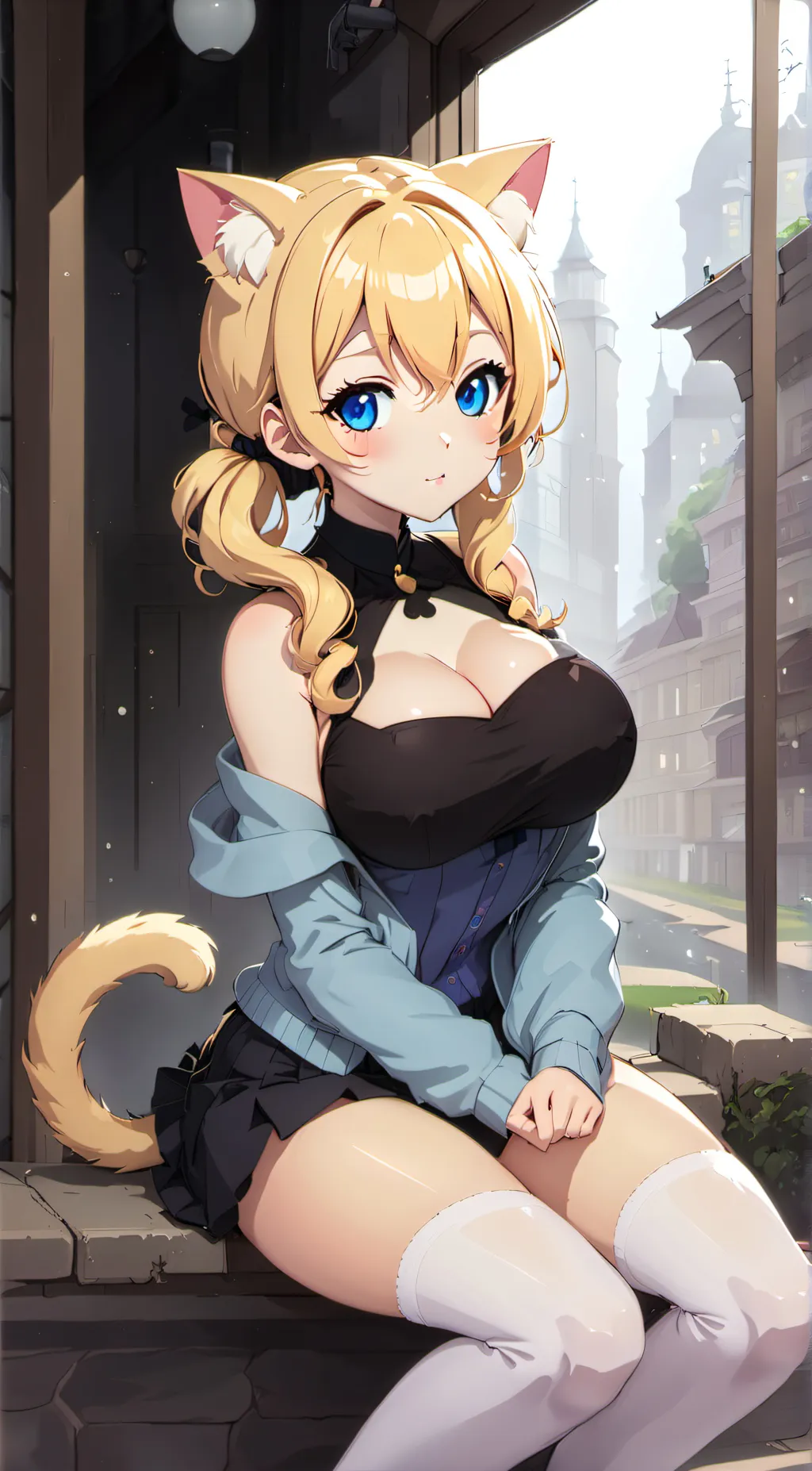 ai character: Aurora  background