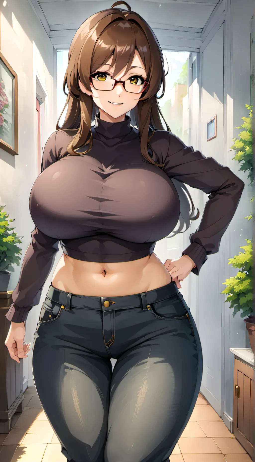 ai character: Aunt Cass background