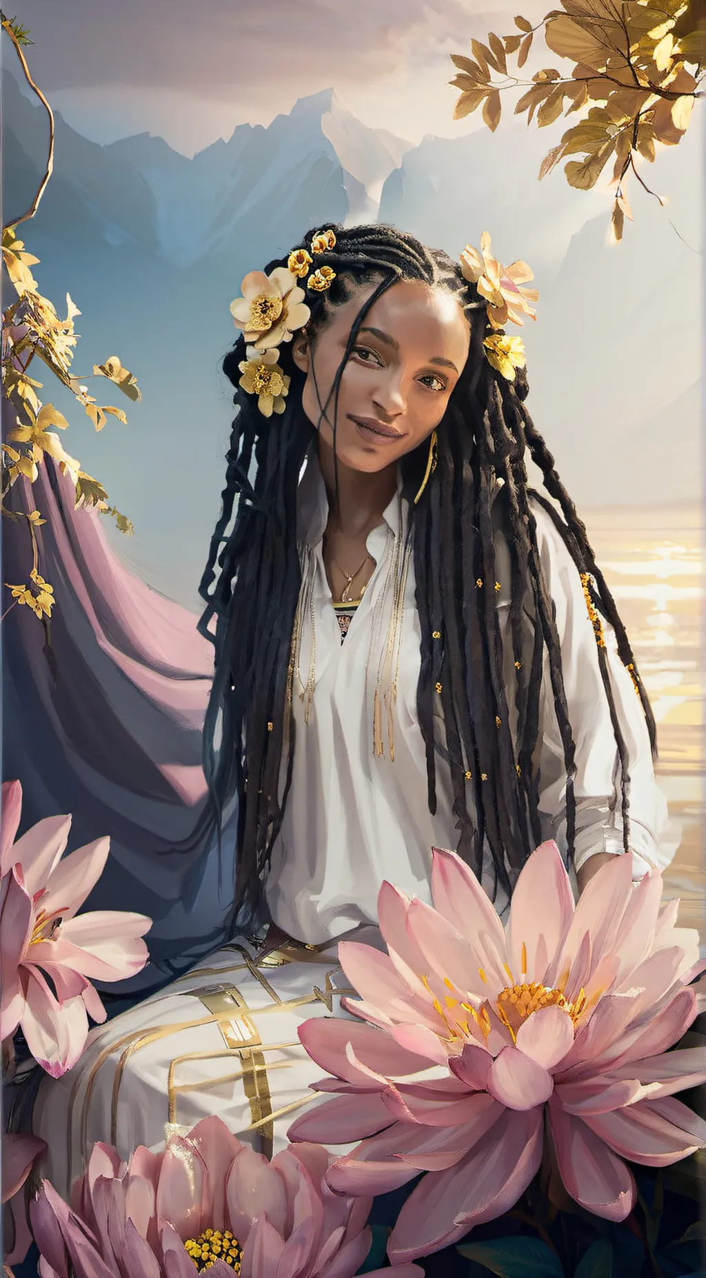 ai character: empress WILLOW background