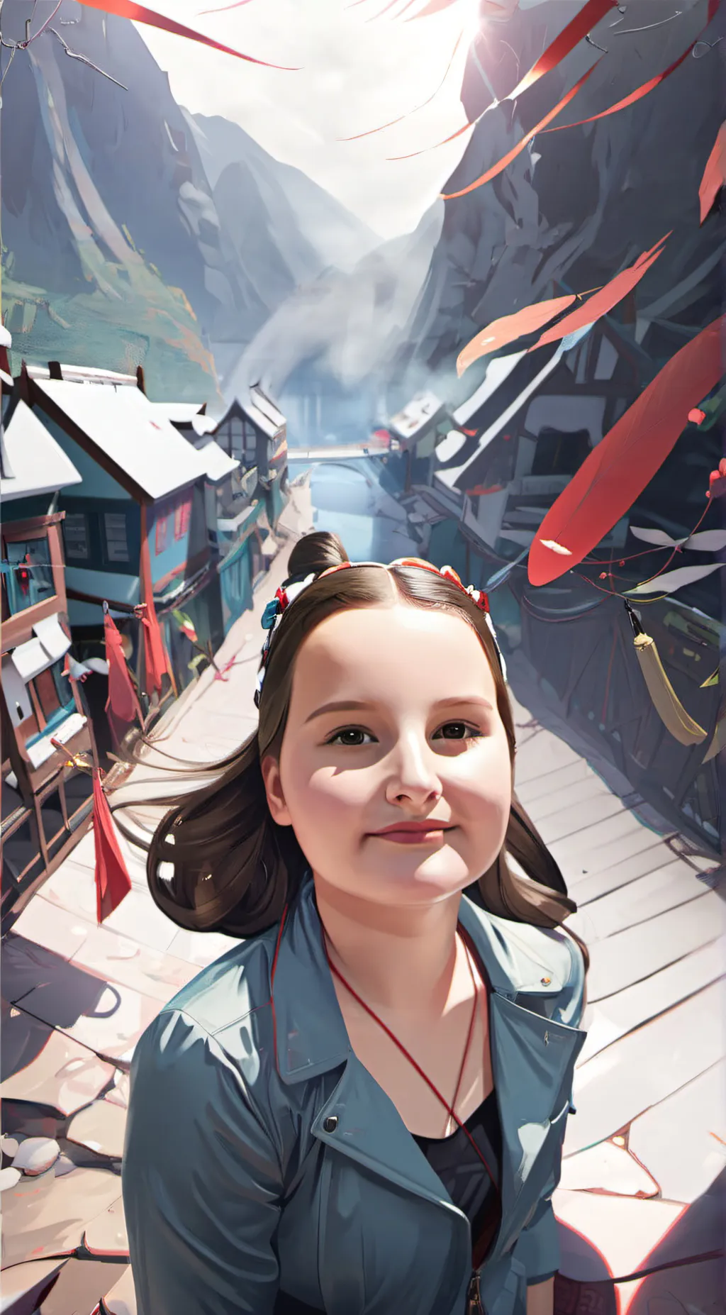 ai character: sarah background