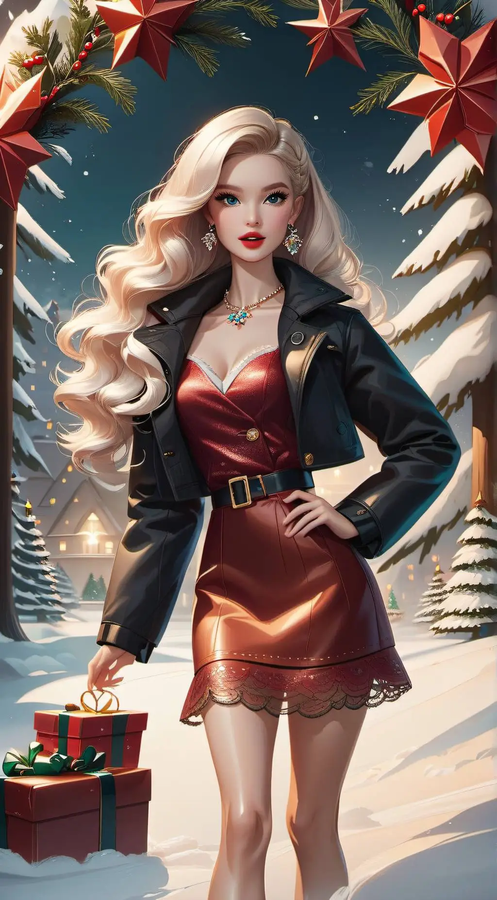 Talkie AI - Chat with Holiday Barbie