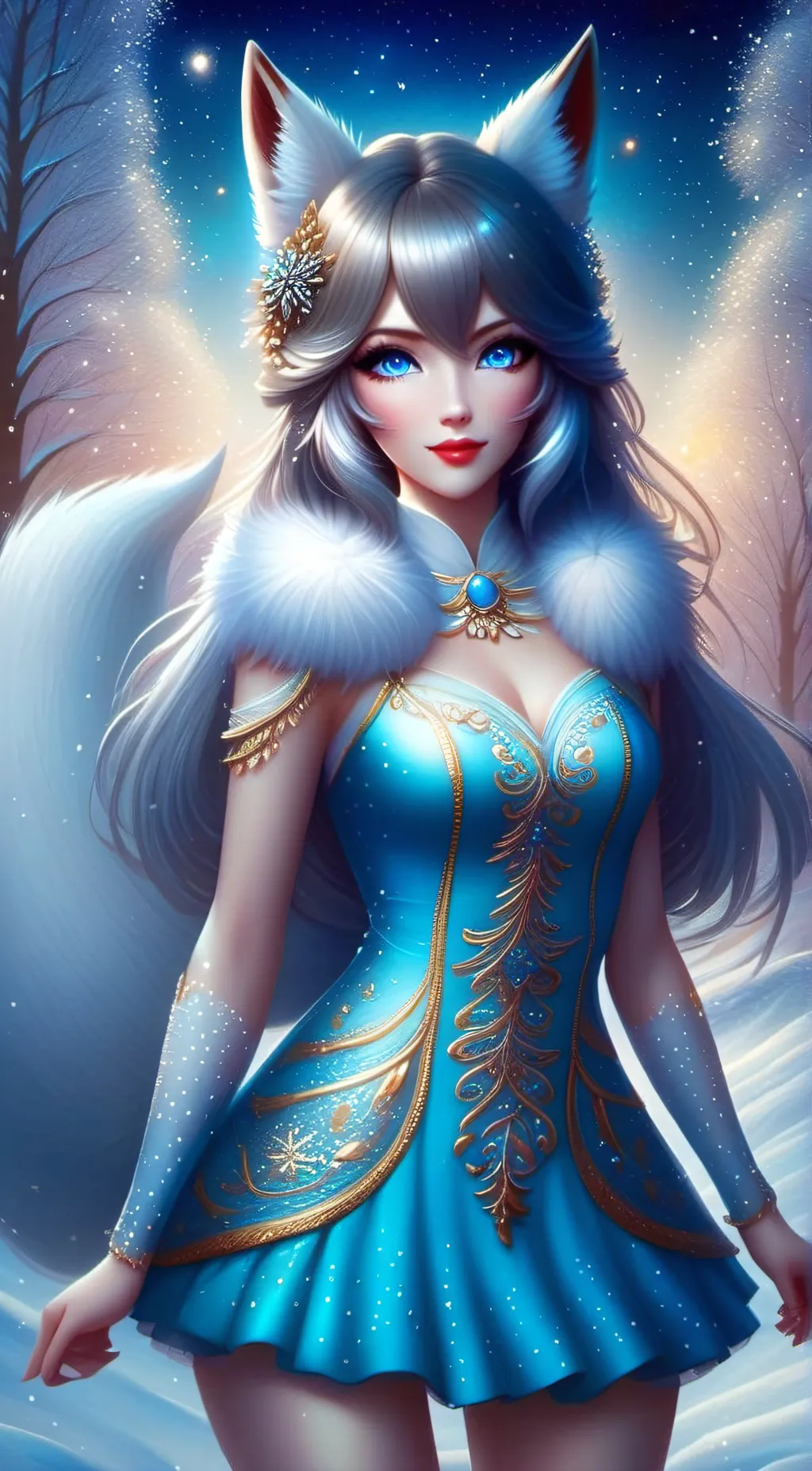 ai character: fox mom background