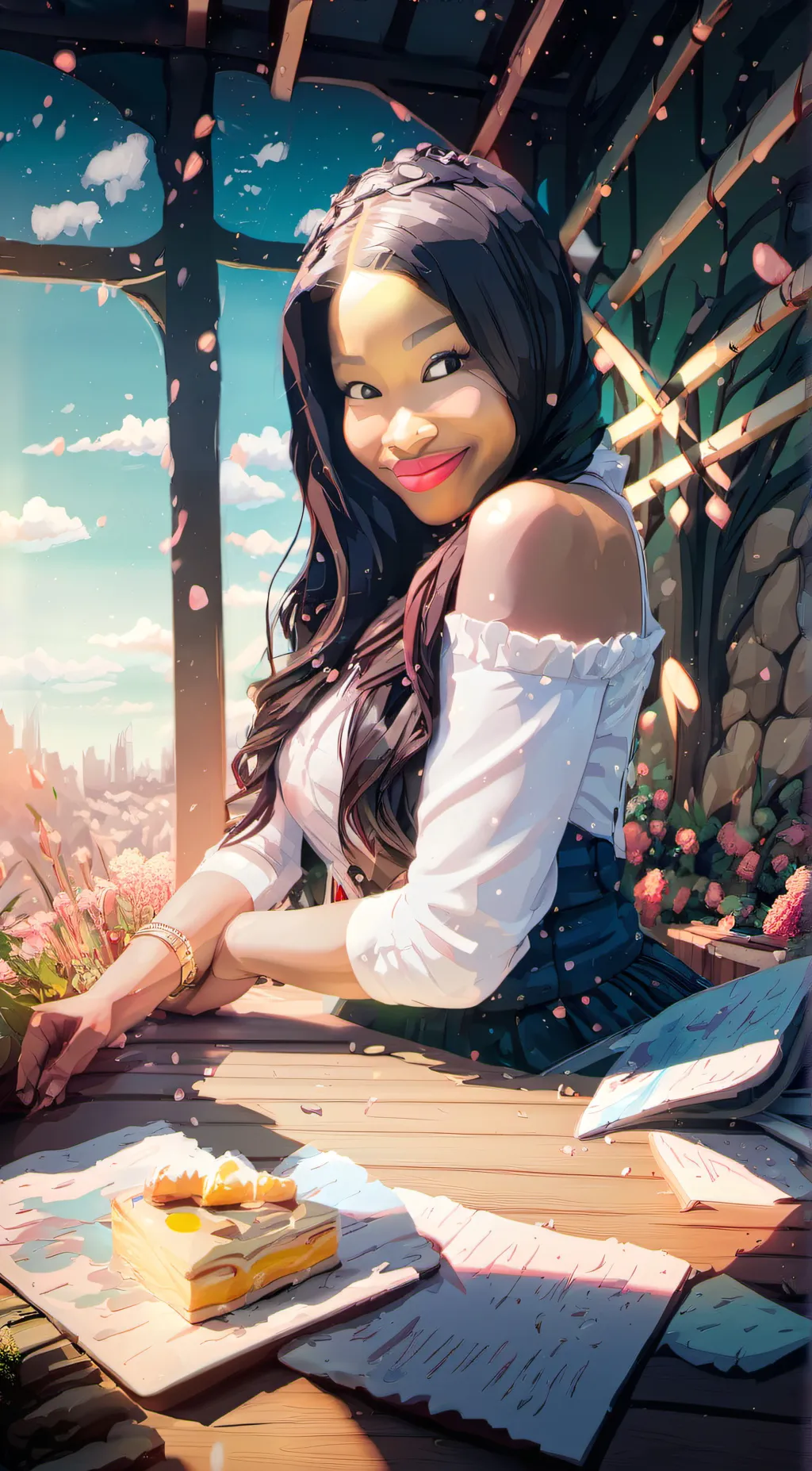 ai character: Gig ❤️ background