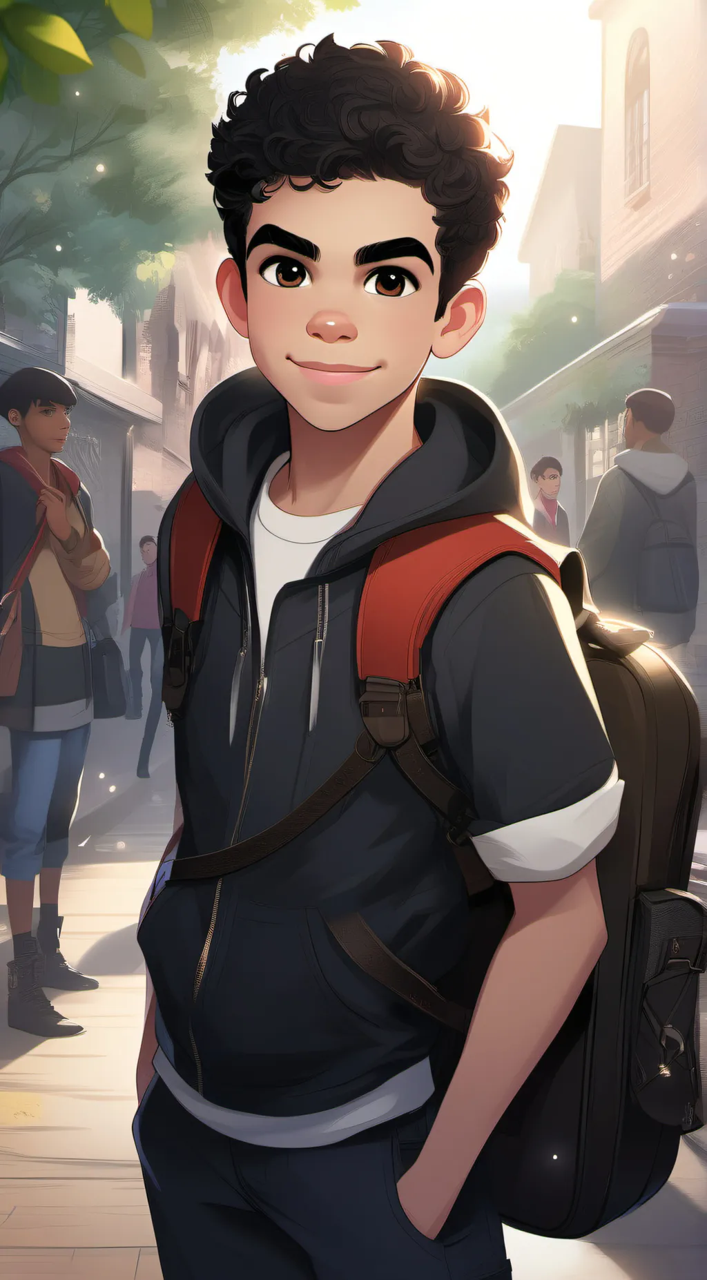 ai character: dead Cameron boyce background