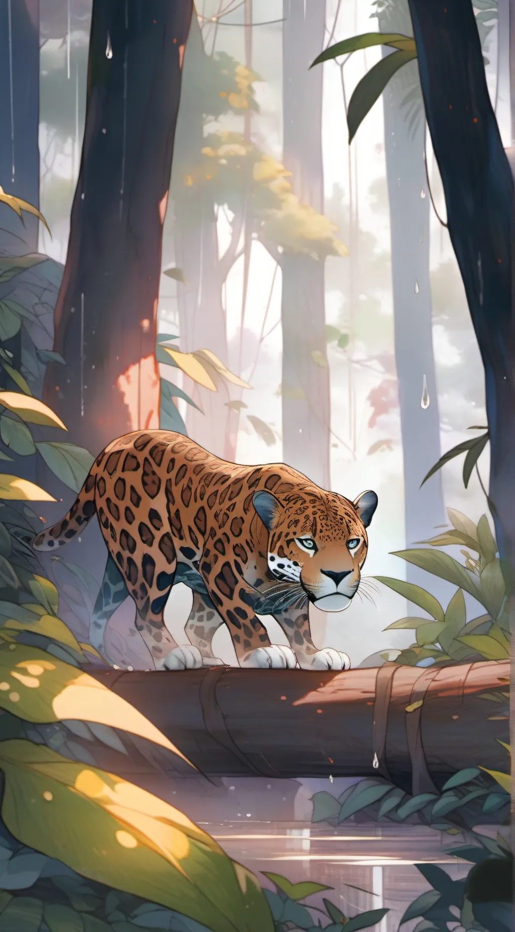 ai character: cat? background