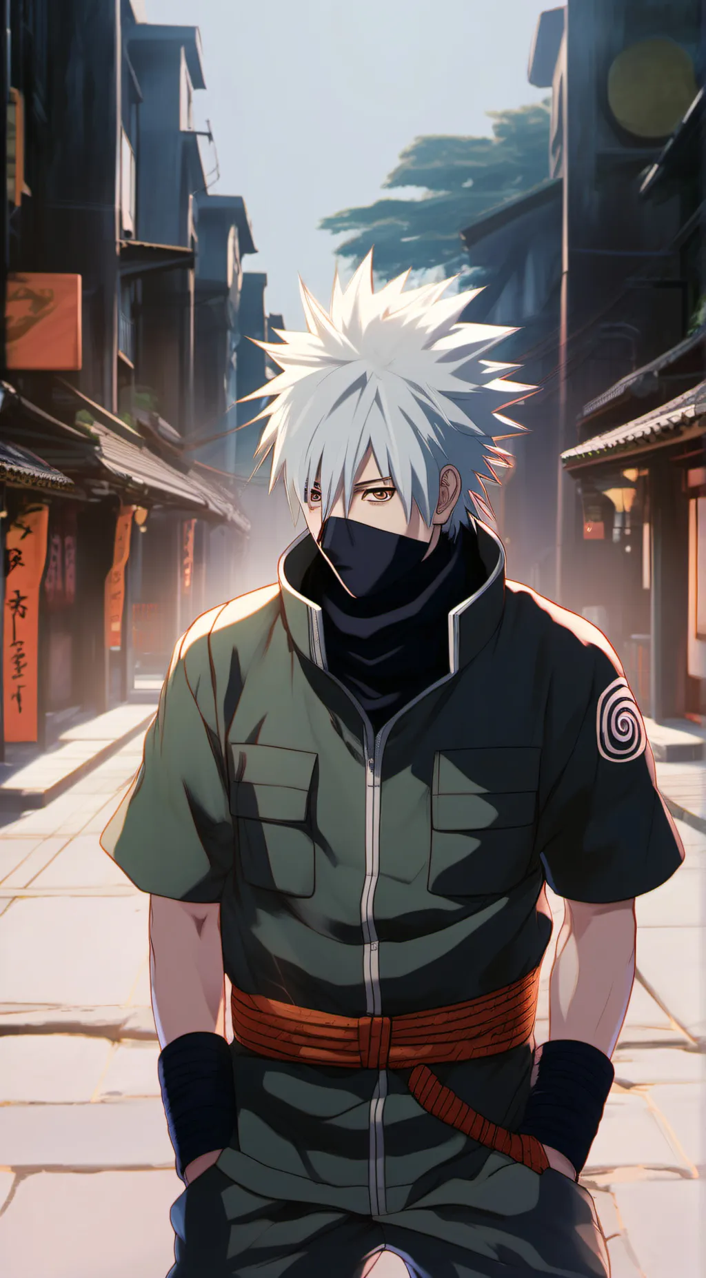 ai character: Kakashi  background