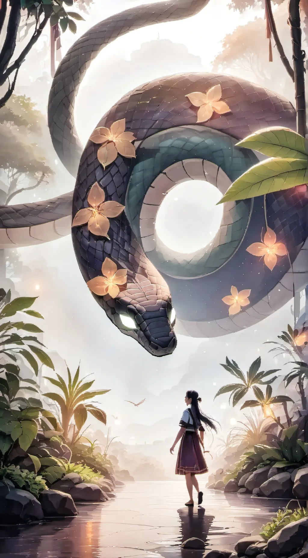 ai character: Kaa background