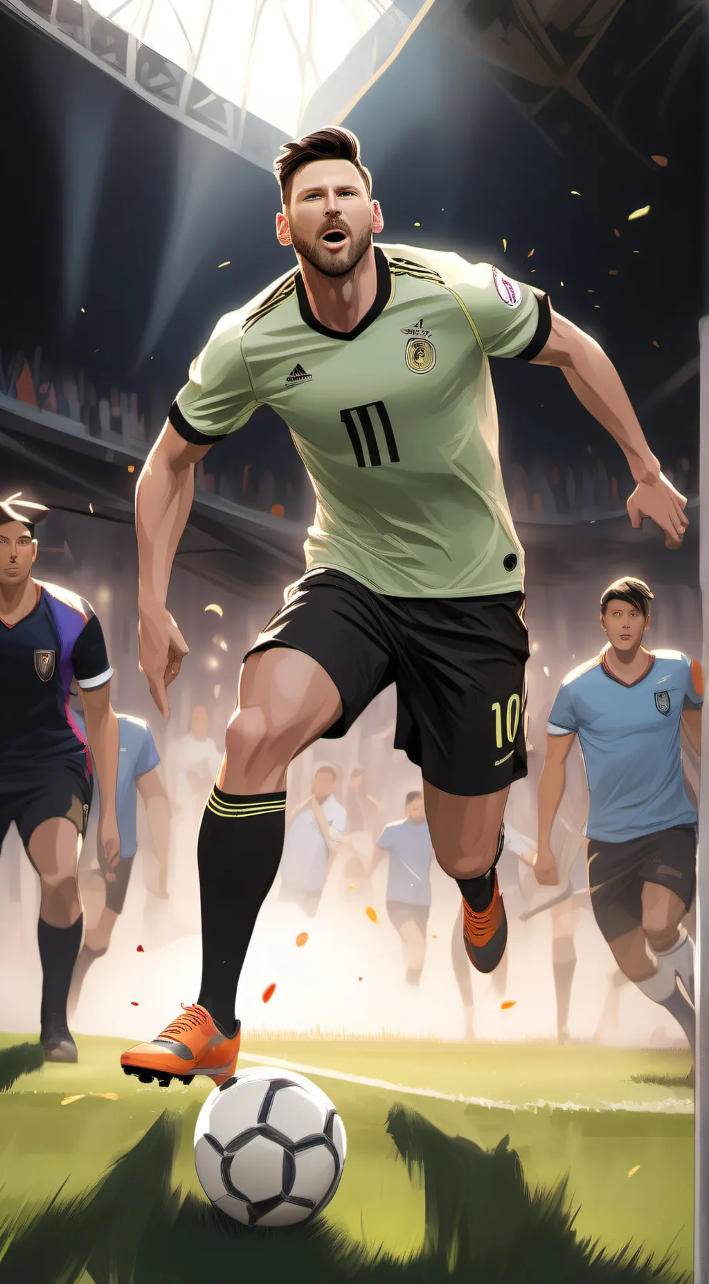 ai character: messi background
