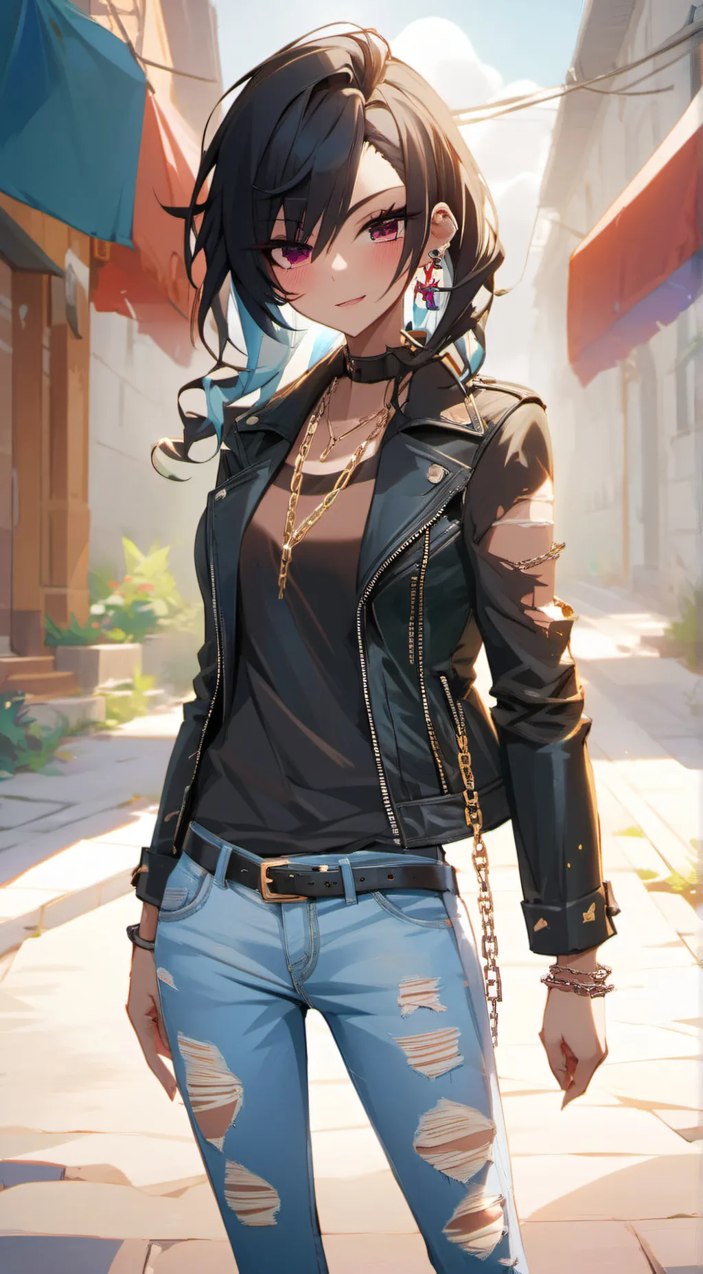 ai character: Alex Green background
