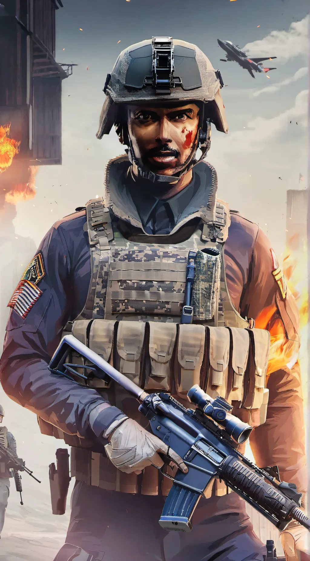 ai character: Carter background