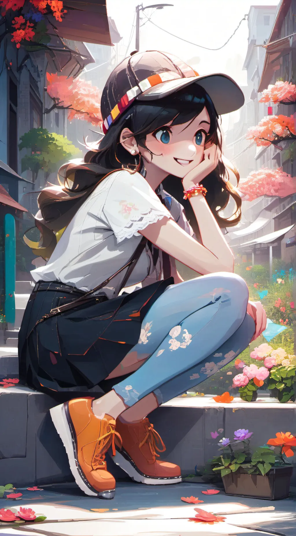ai character: sports background