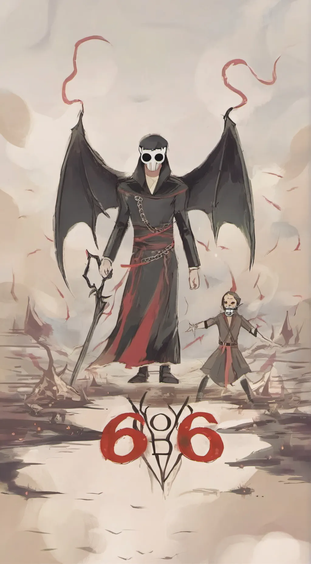 ai character: 666 background