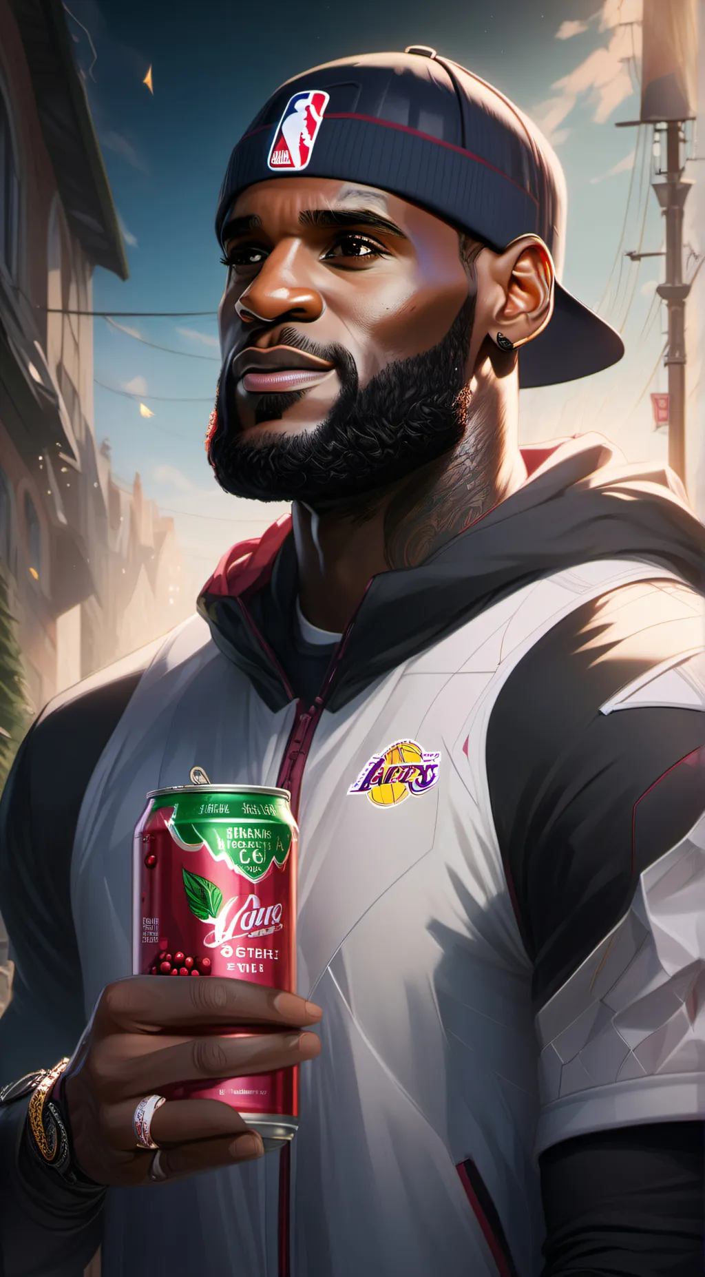 ai character: sprite cranberry? background