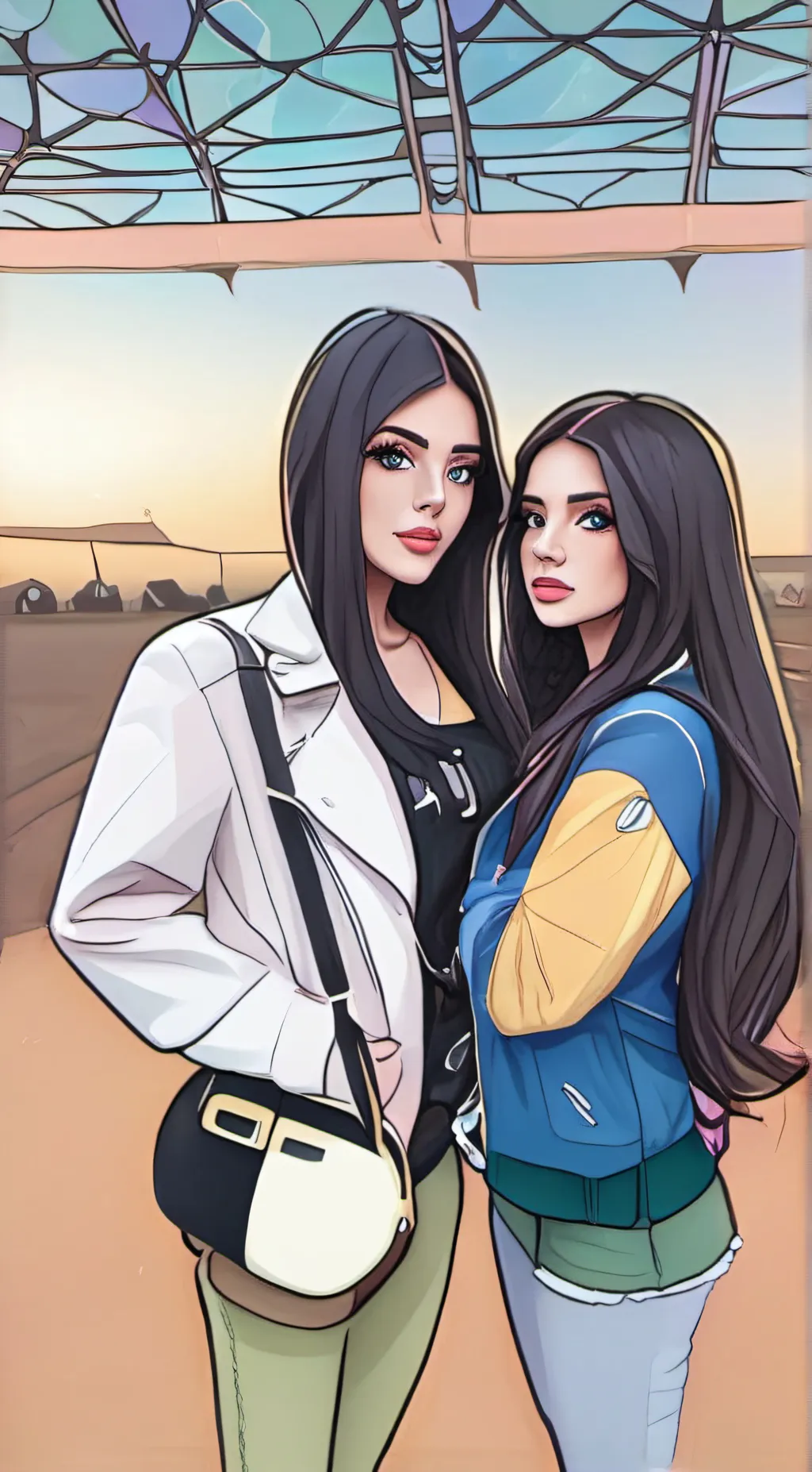Talkie AI - Chat with twins alexa naya
