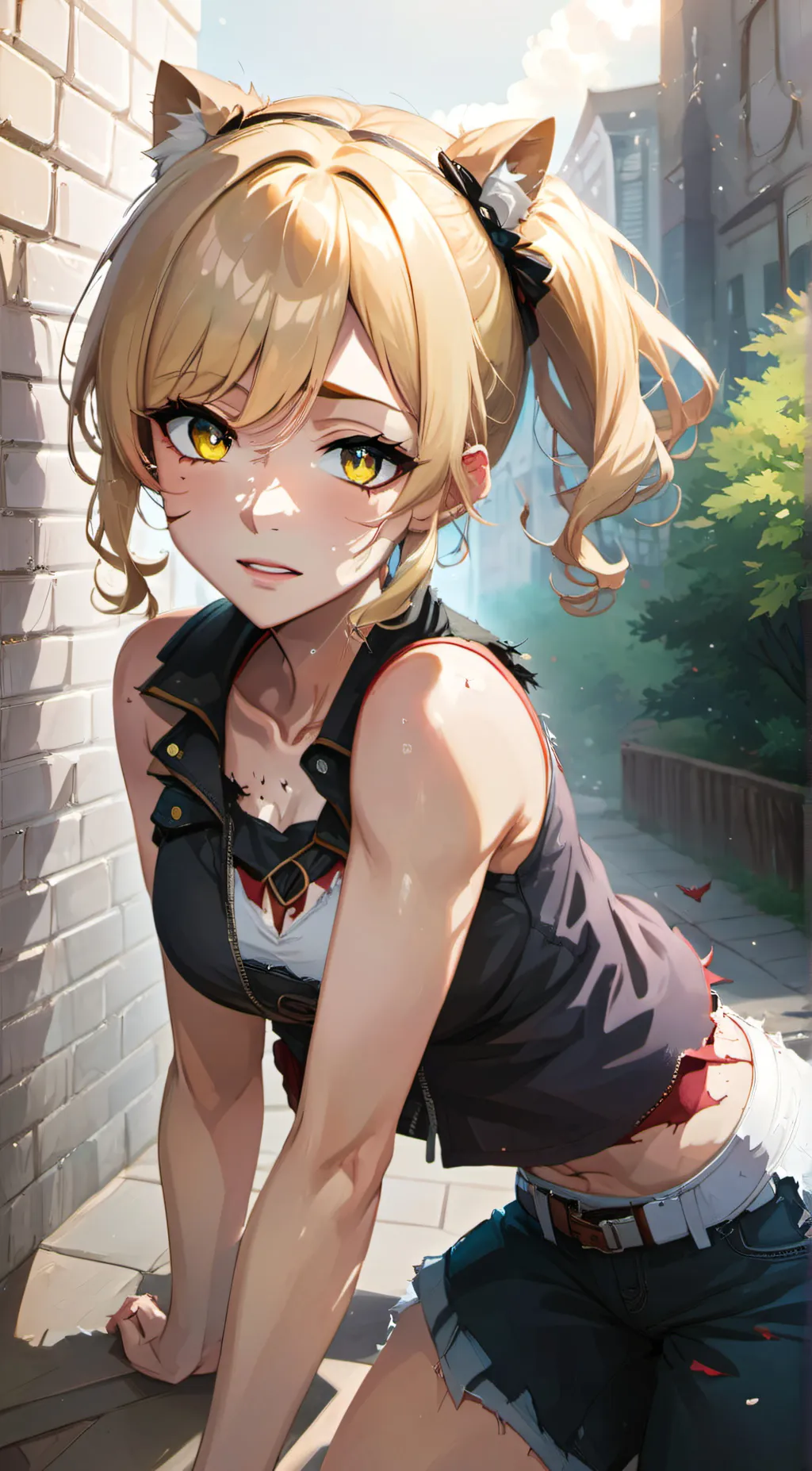 ai character: Kara  background