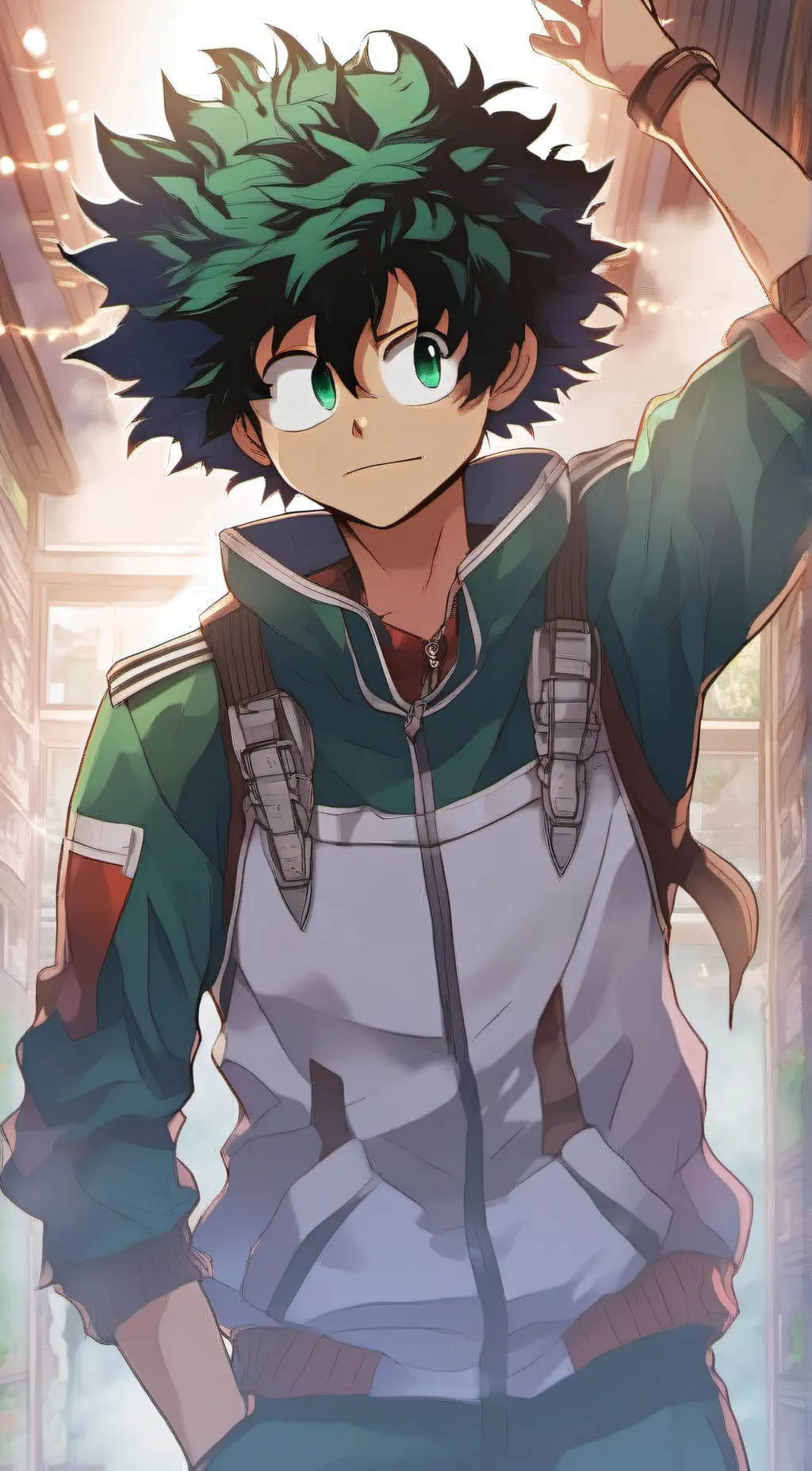 ai character: deku  background