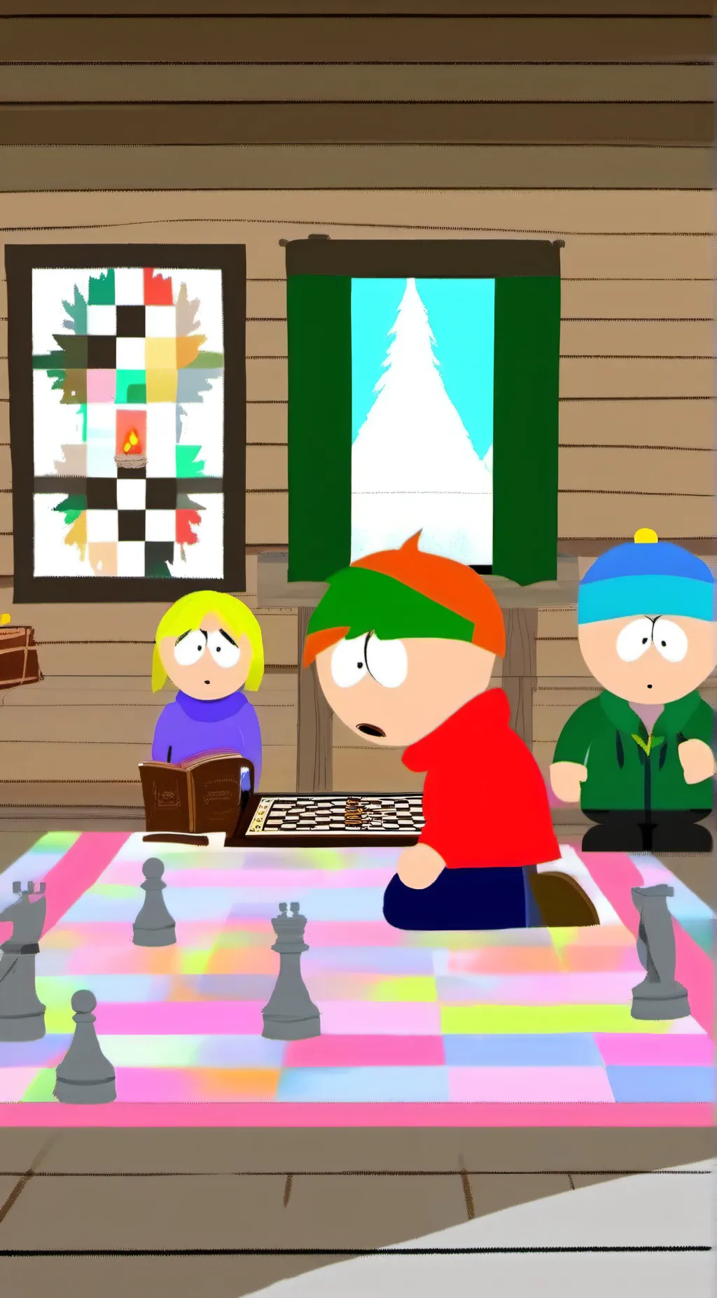 ai character: Kenny kyle stan background