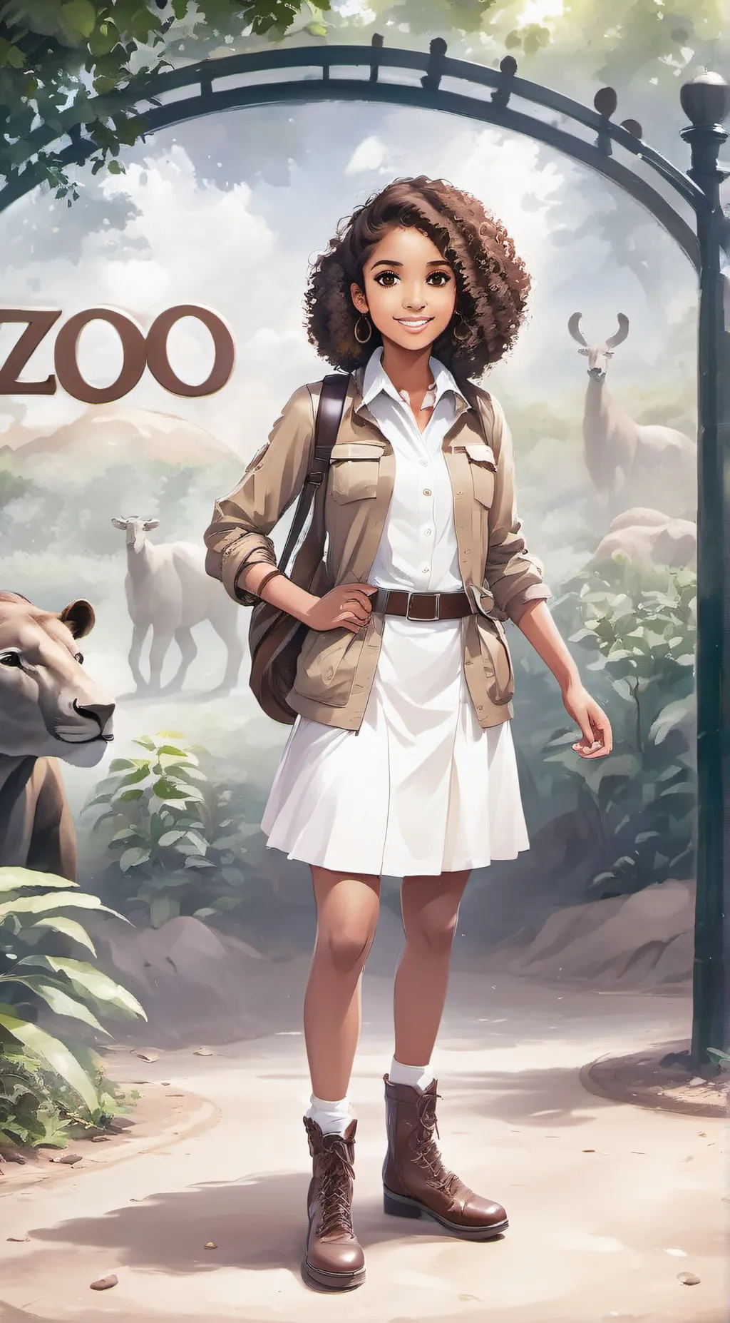 ai character: Melody background