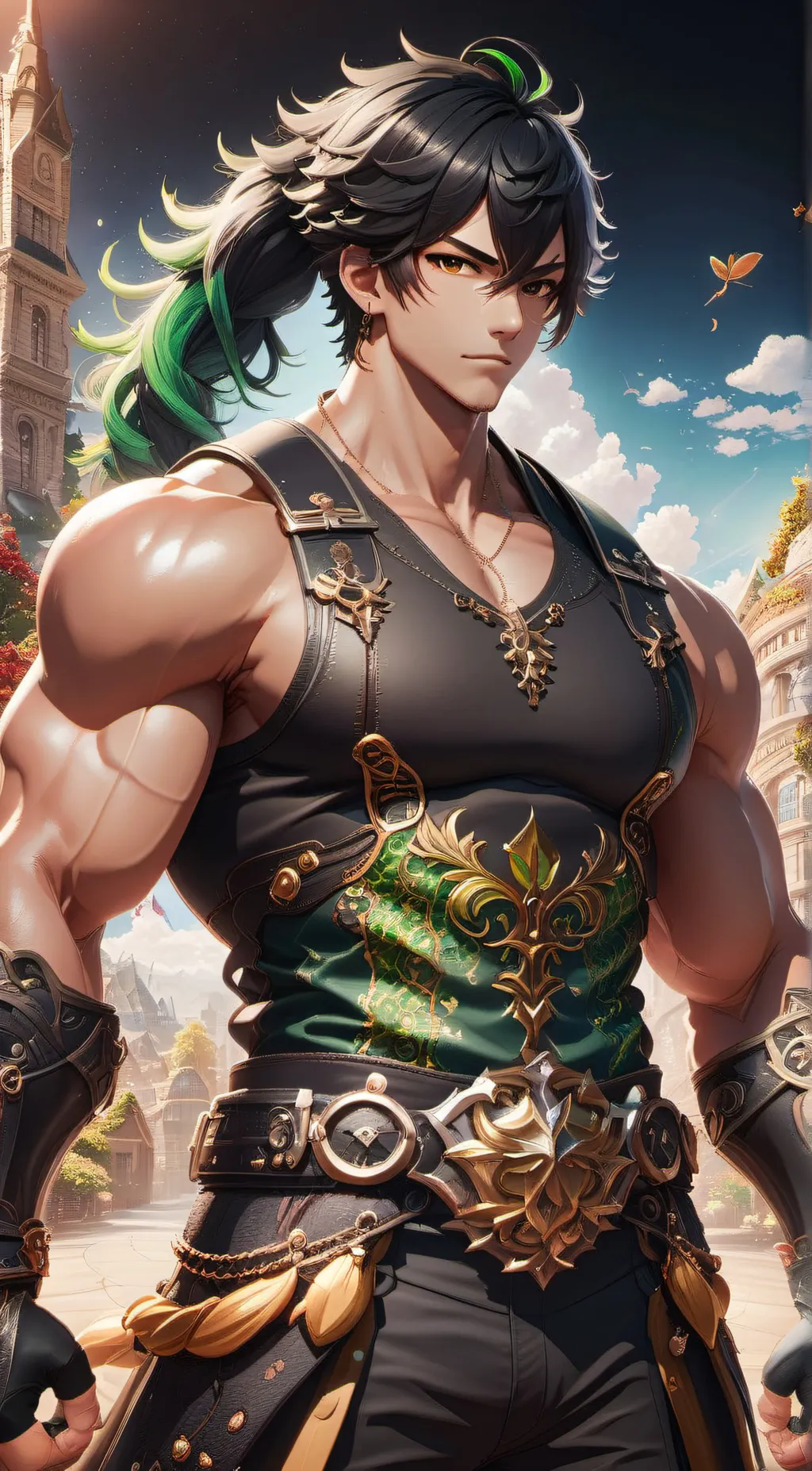 ai character: • Dåmøn • background
