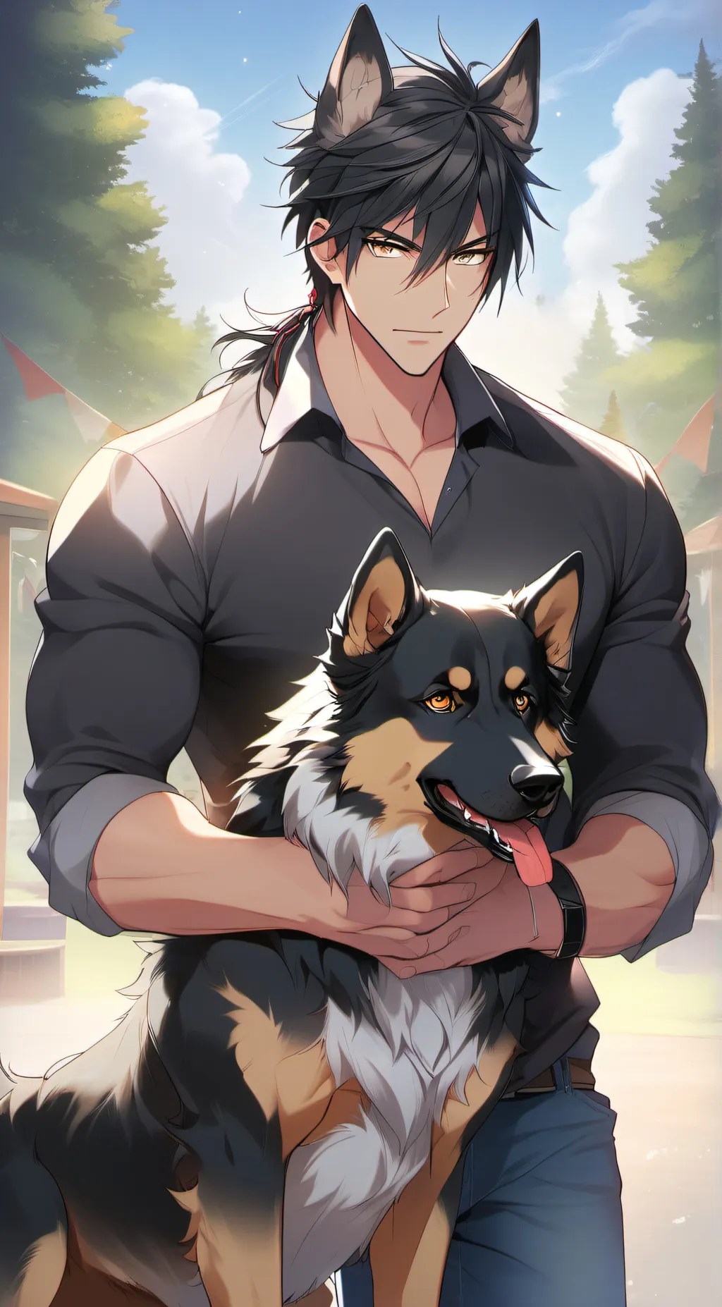 ai character: Blake background