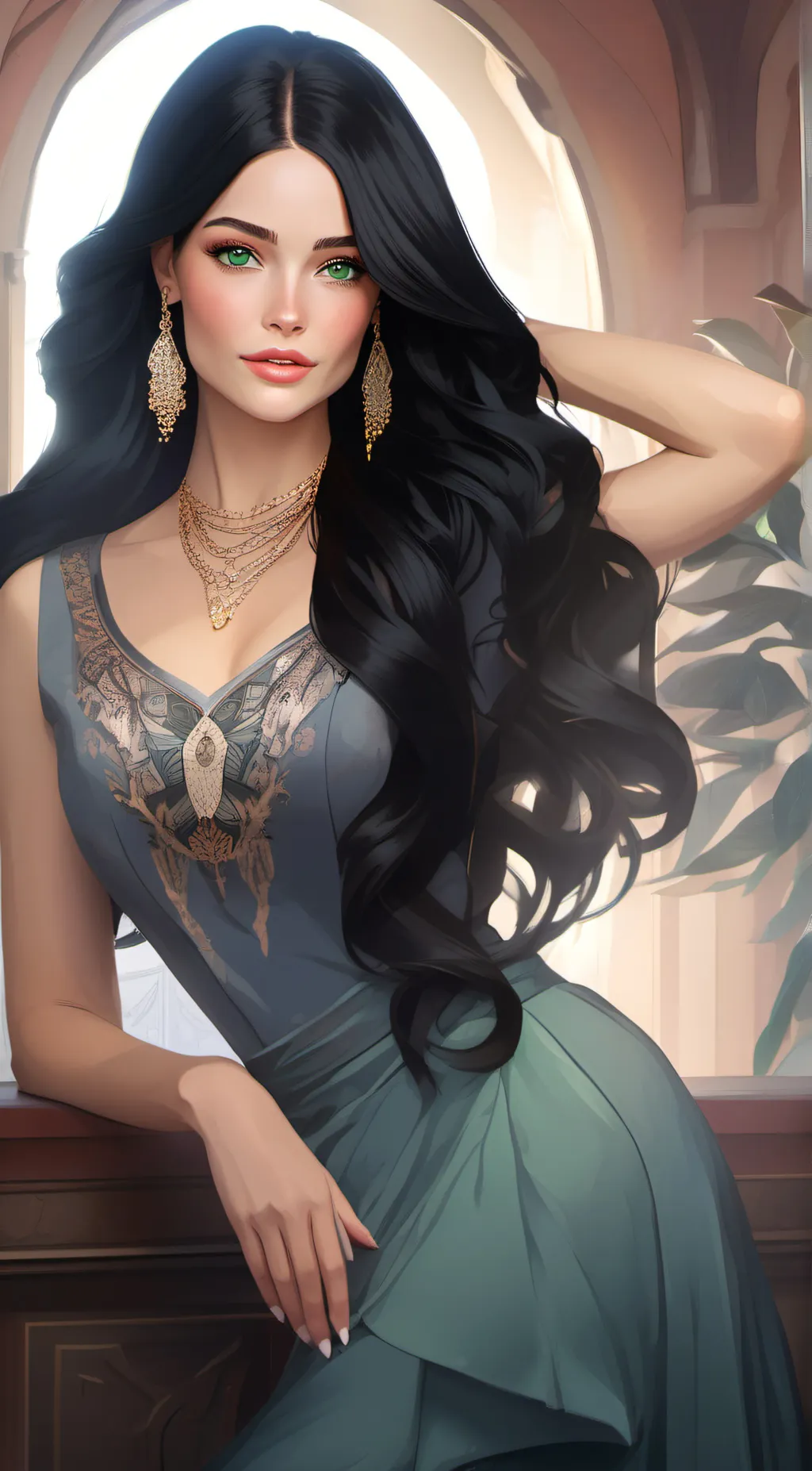 ai character: Lacie background