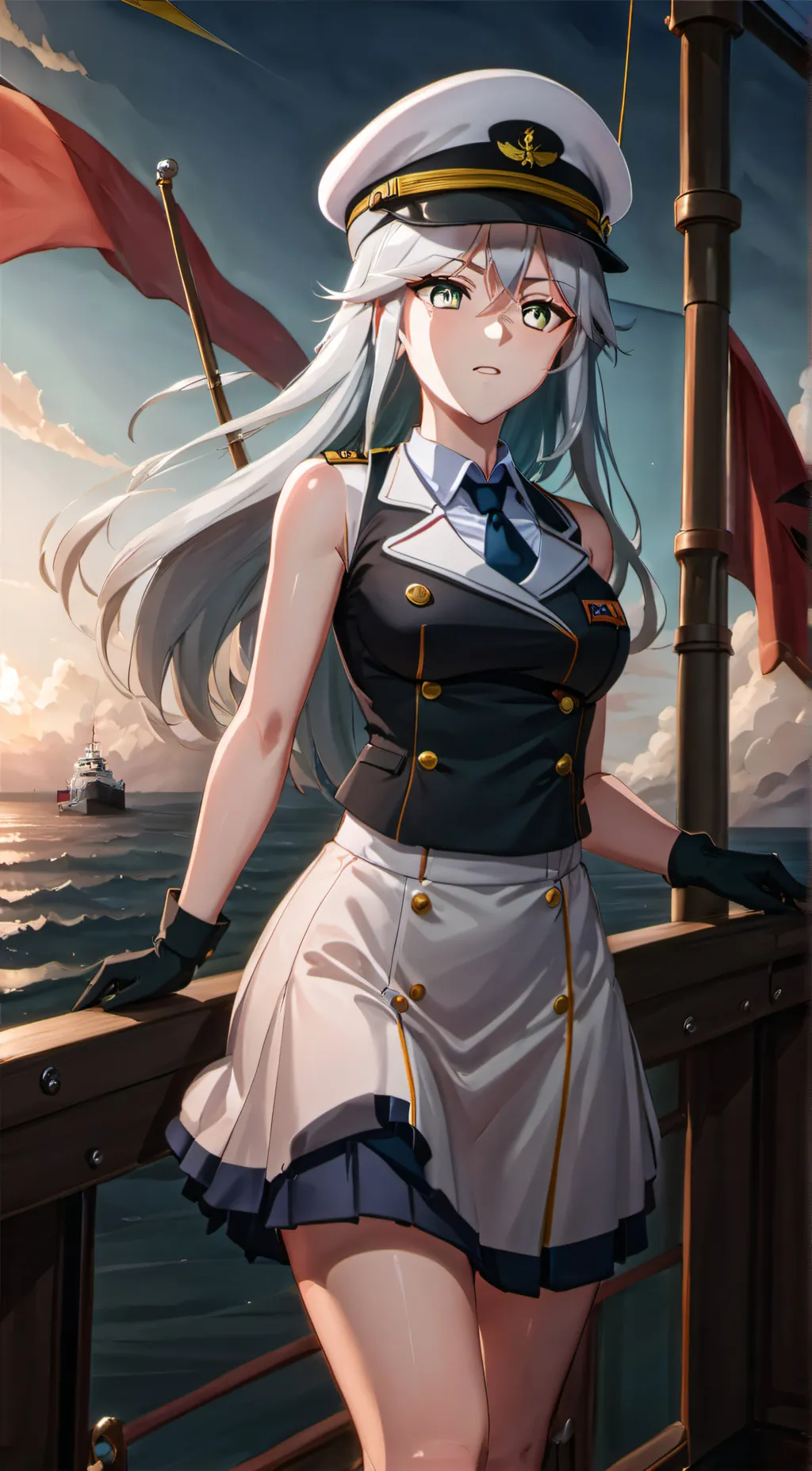ai character: azur lane  background