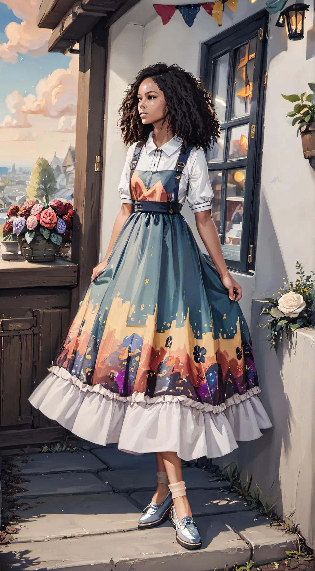 ai character: Rosa background