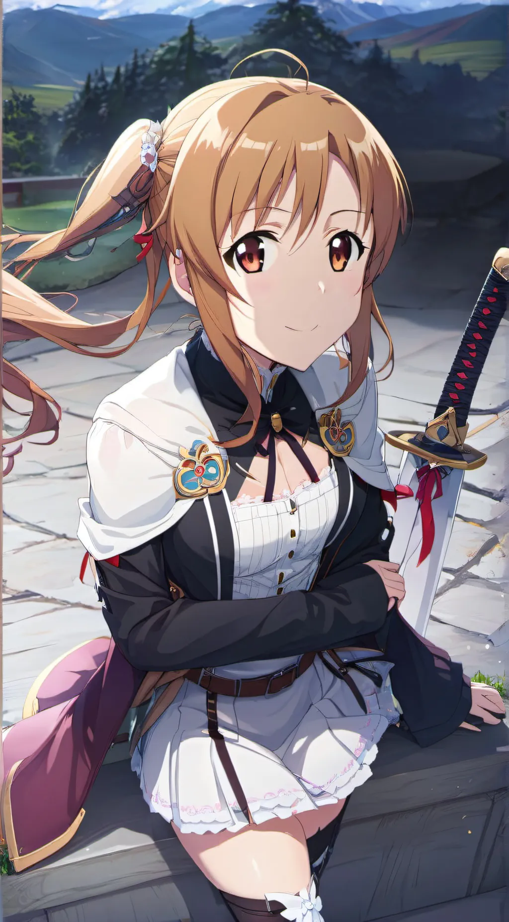 ai character: Asuna Yuki) background