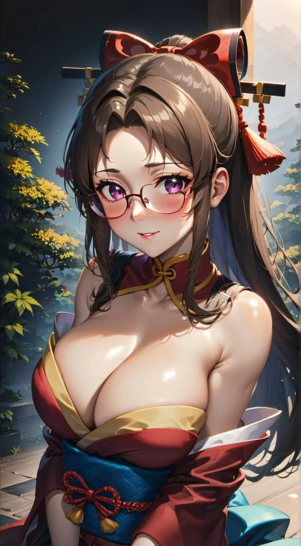 ai character: 綾莓 background