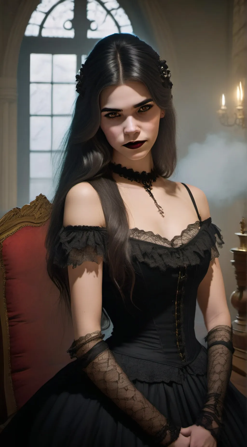 ai character: Vampire Princess background