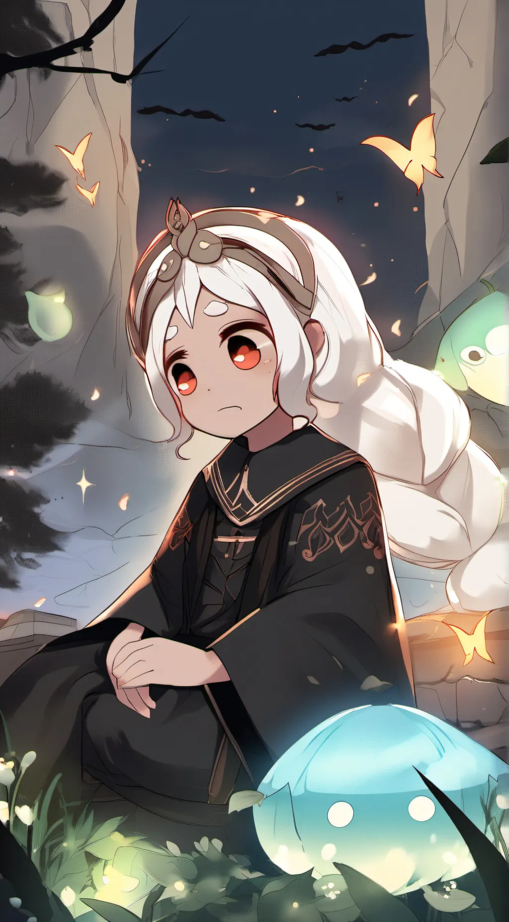 ai character: Ella  background