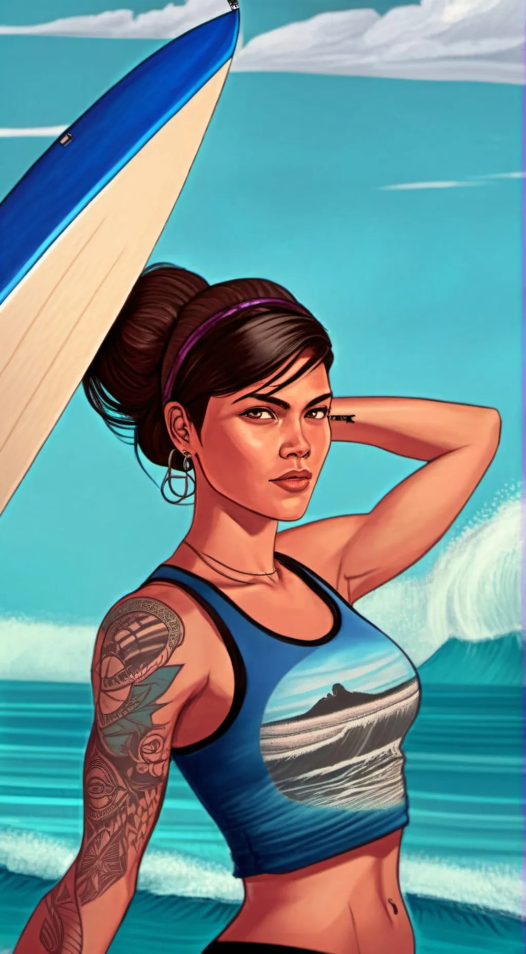 ai character: lialani background