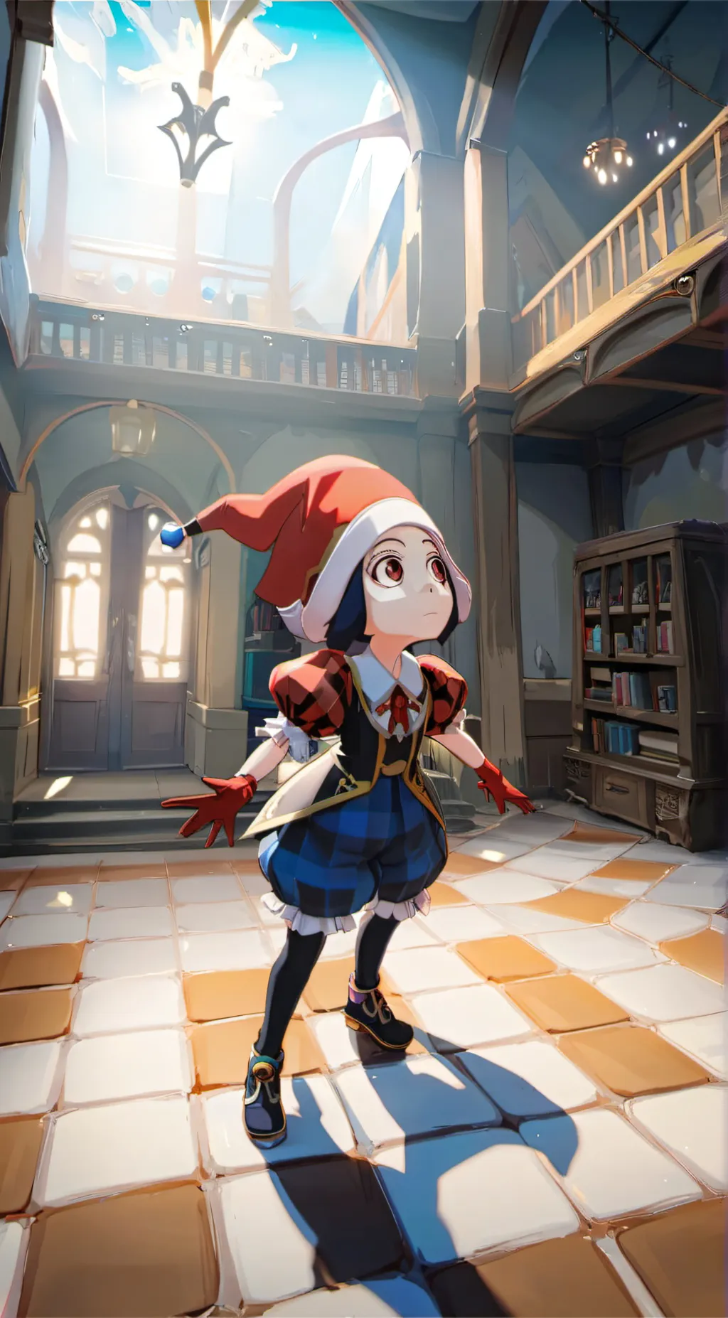 ai character: pomni background