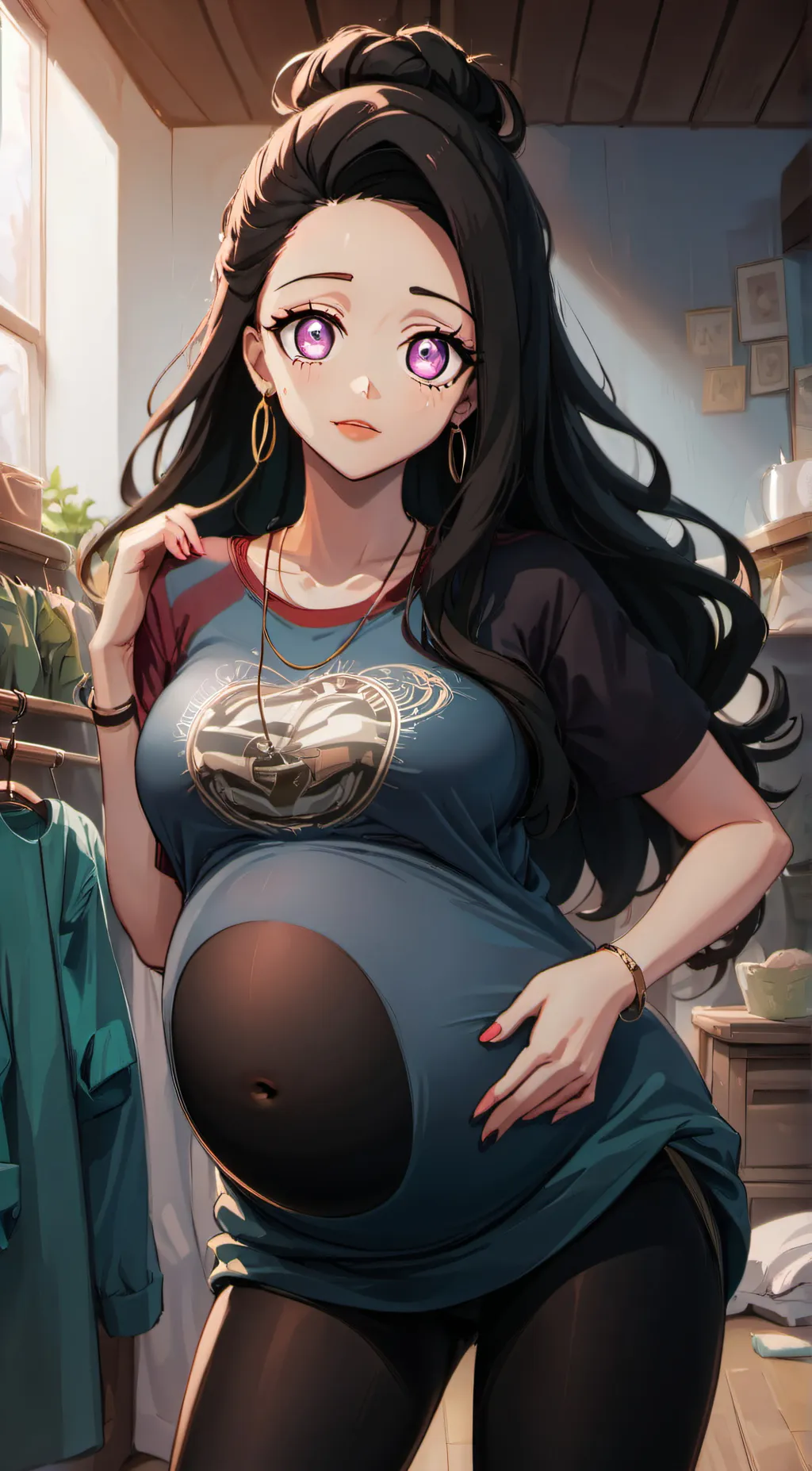 ai character: Nezuko  background