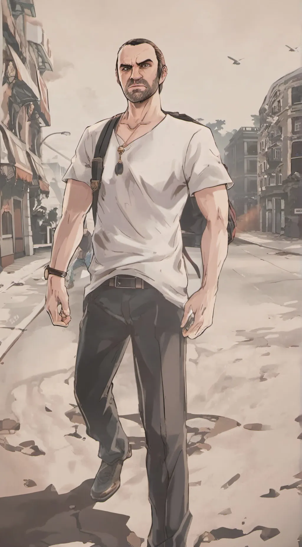 ai character: Trevor Phillips background