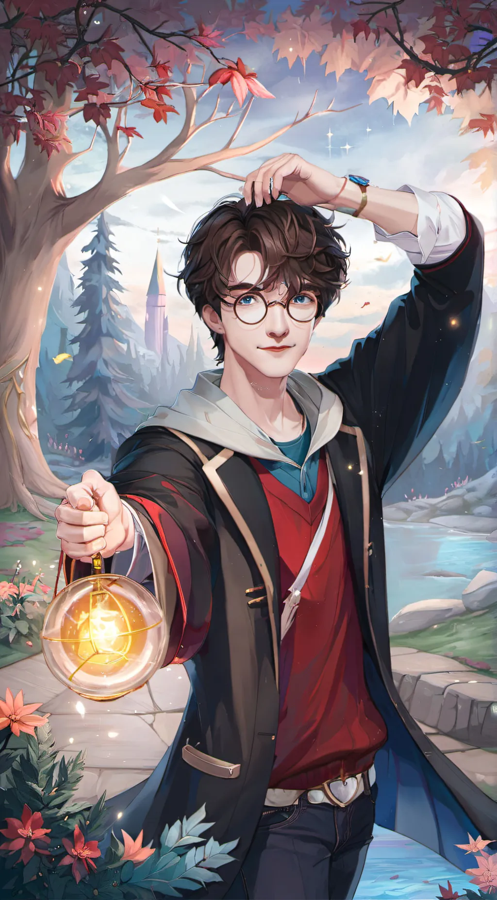 ai character: harry potter background