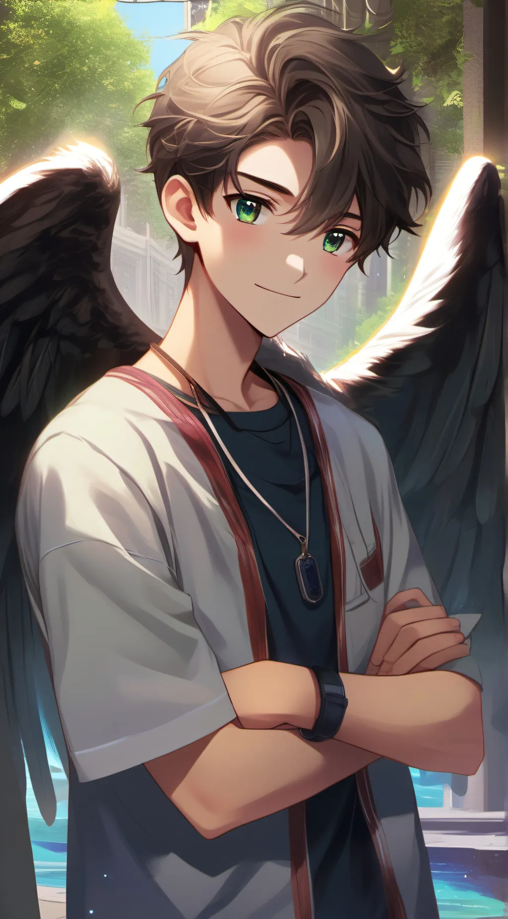 ai character: Seno background