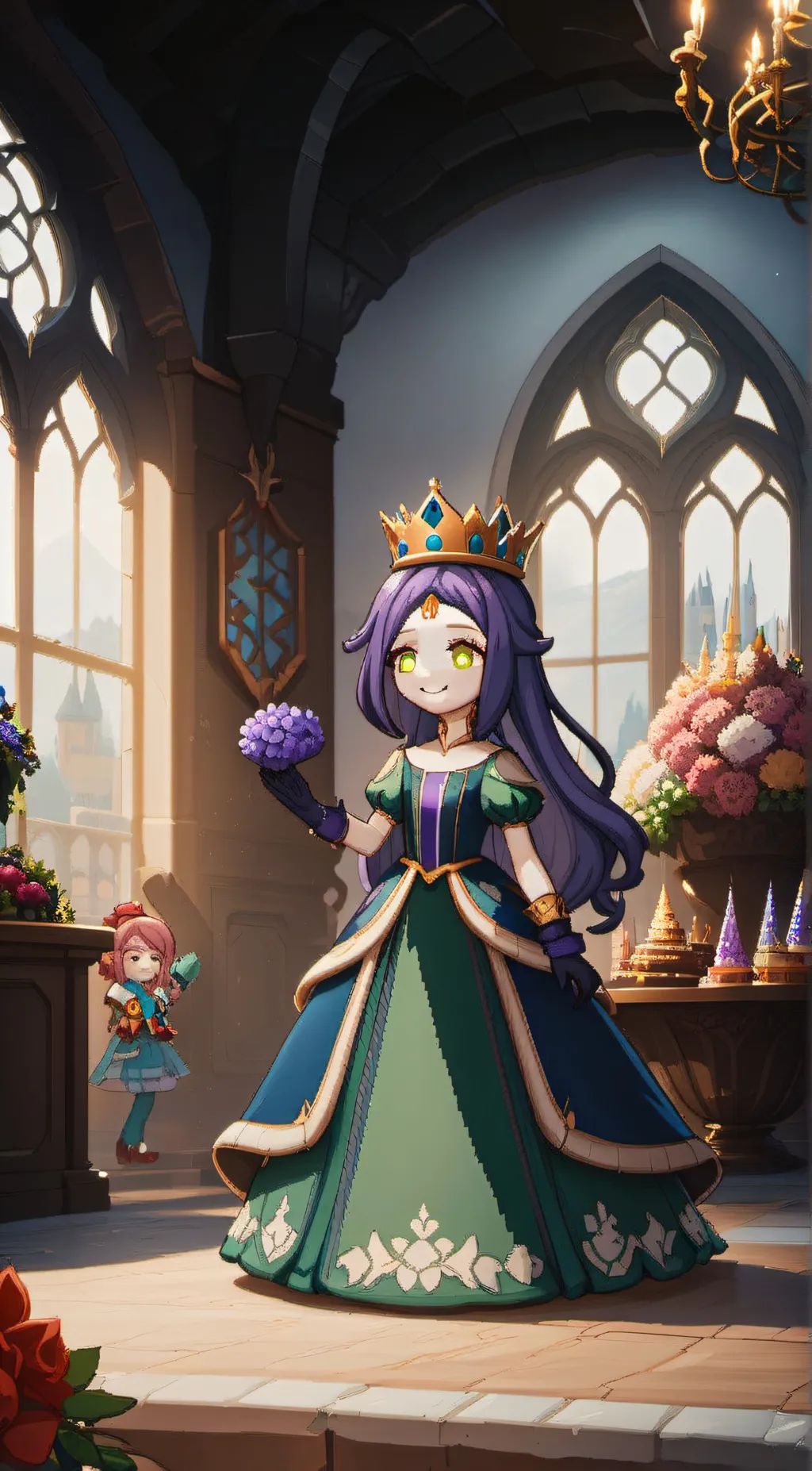 ai character: Star background