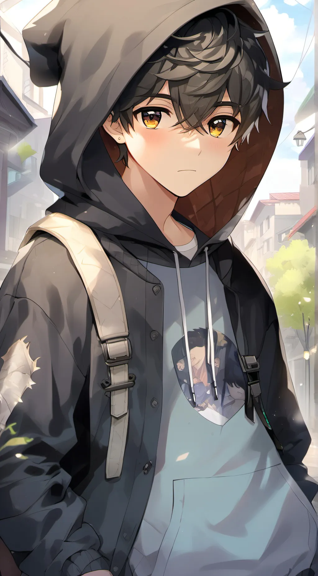 ai character: Cam background