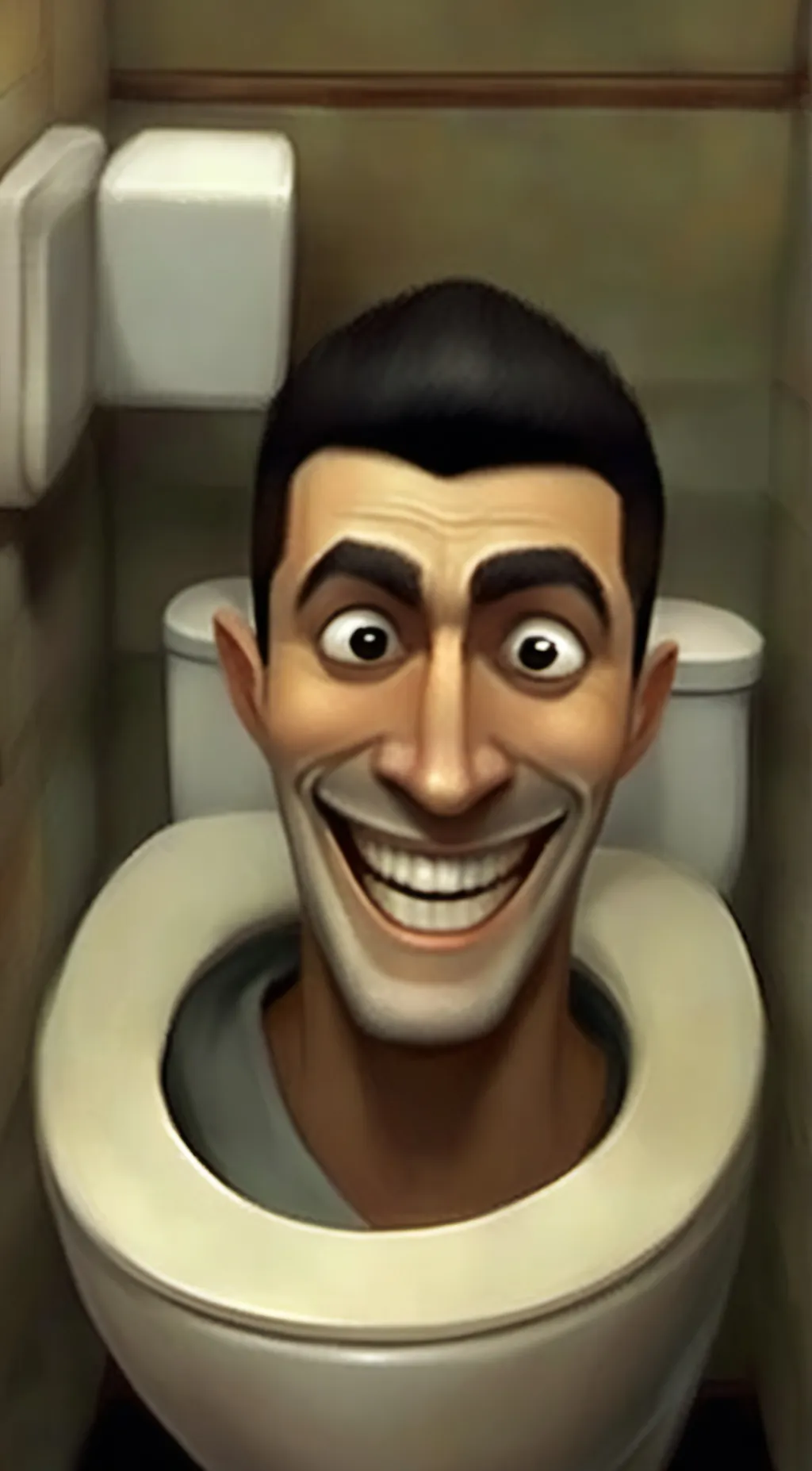 ai character: Skibidi Toilet background