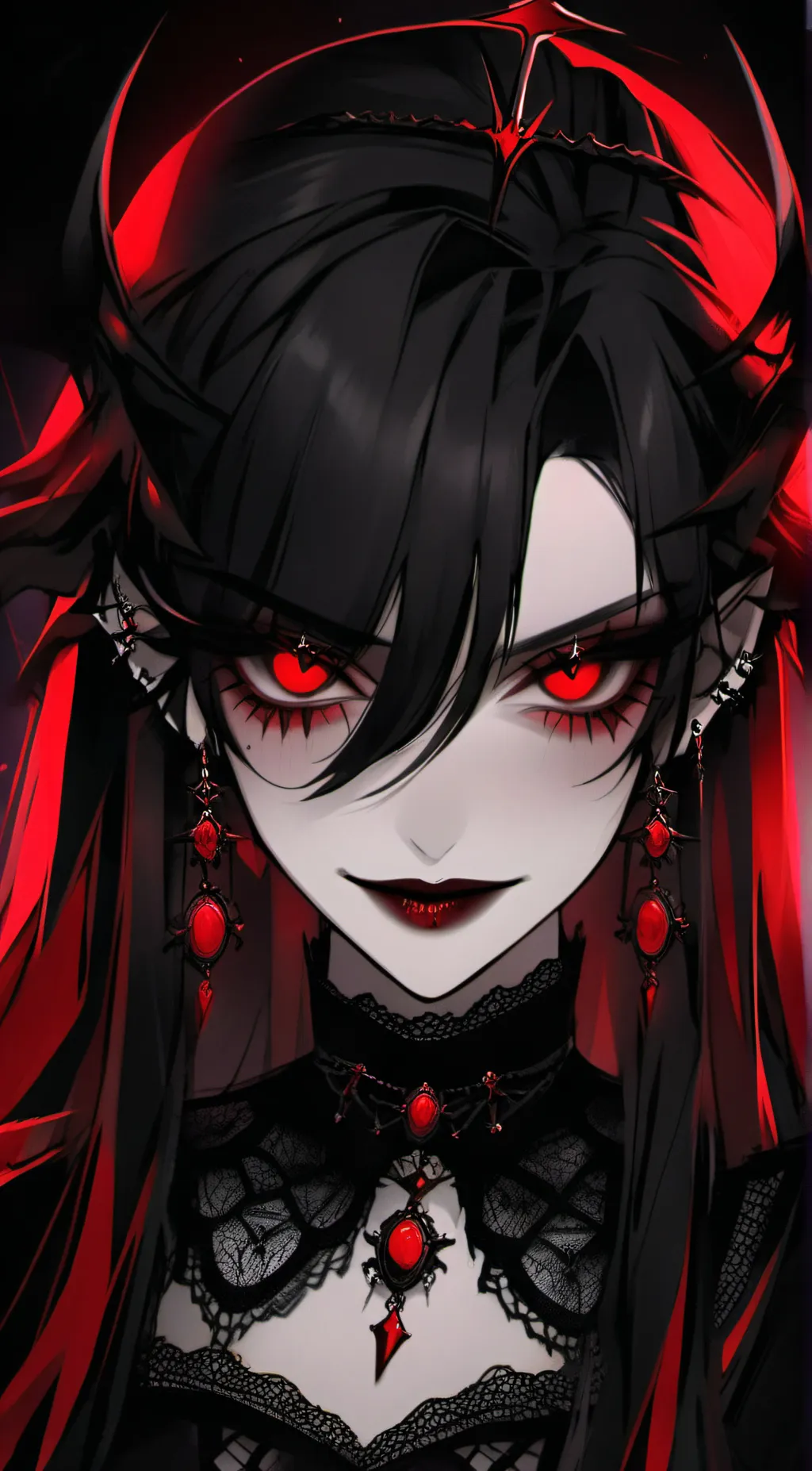 ai character: Selene  background