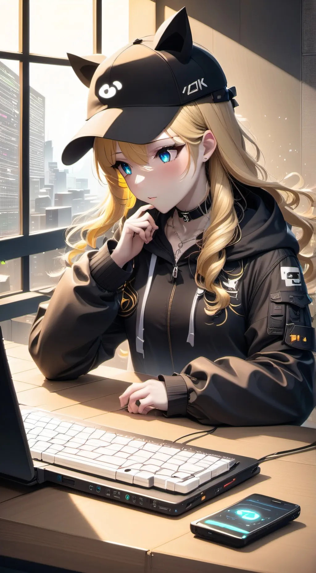 ai character: Hannah  background