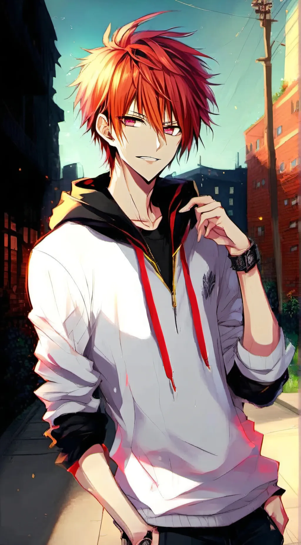 ai character: Felix  background
