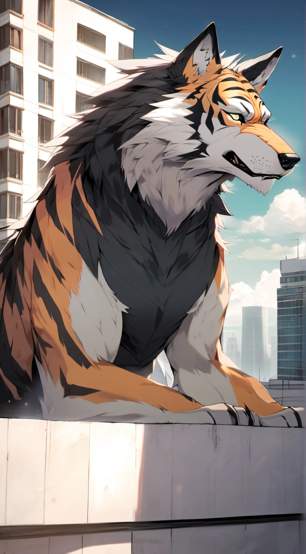 ai character: Life as a Hybrid background